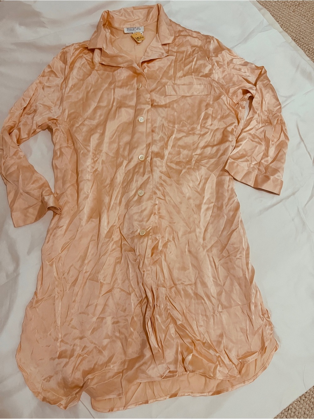 Tracy Intimates Silk Sleep Shirt